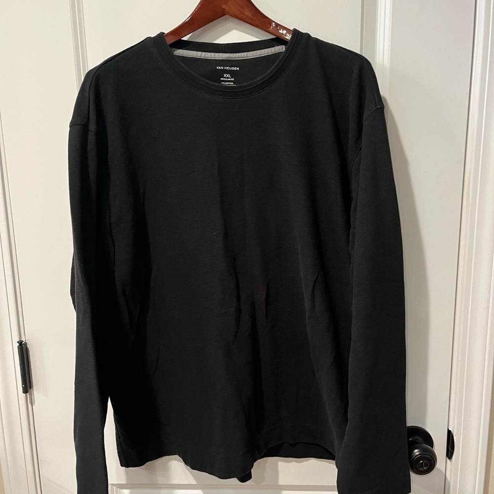 Ribbed sweater shirt